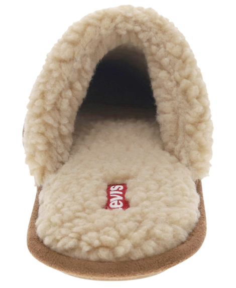 Чоловічі капці Levi's Brixton Memory Foam на хутрі 44-45 (11-12 US) 30 см Коричневий 1159860528