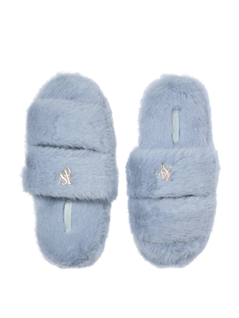 Женские тапочки Victoria's Secret из экомеха 40-41 (9-10 US) 27 см Голубой 1159864309