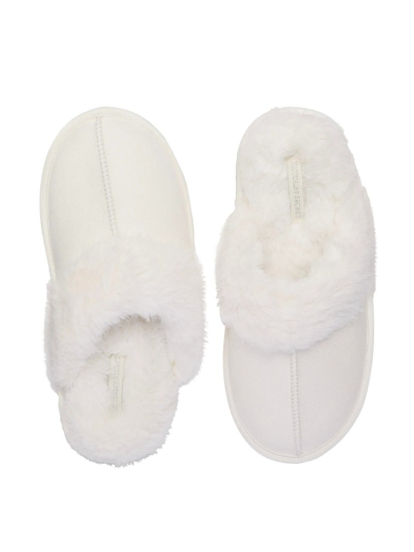 Женские тапочки Victoria's Secret с экомехом 40-41 (9-10 US) 26 см Молочный 1160270211