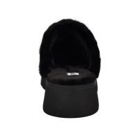 Женские бархатные тапочки на меху Guess со стразами 37,5 (7 US) 25 см Черный 1159851012