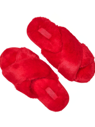 Женские тапочки Victoria's Secret Pink 36-37 (5-6 US) 24 см Красный 1159858793