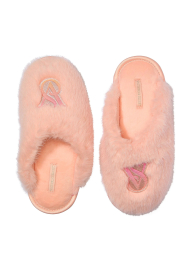 Тапочки зі штучного хутра Victoria's Secret 38-39 (7-8 US) 25 см Рожевий 1159863377