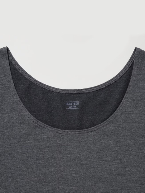 Женский лонгслив UNIQLO HEATTECH 1159844041 (Серый XXL)