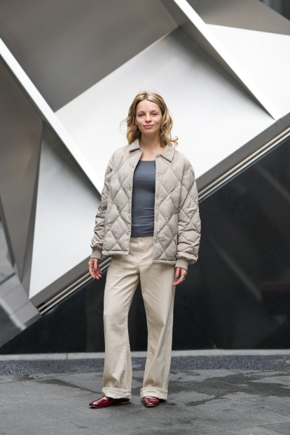 Женский лонгслив UNIQLO HEATTECH 1159844041 (Серый XXL)