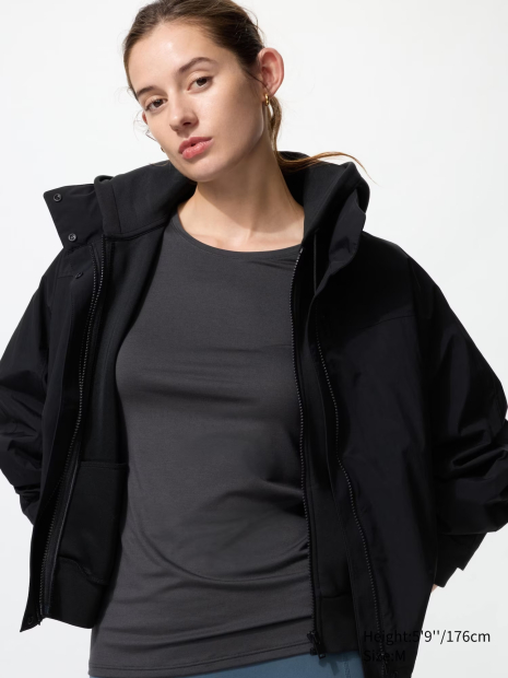 Женский термолонгслив Uniqlo HEATTECH 1159849493 (Серый XXL)