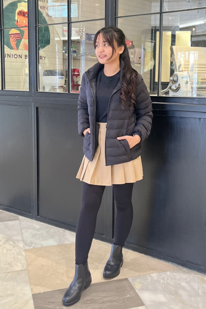 Женский термолонгслив Uniqlo HEATTECH 1159850793 (Черный XXL)