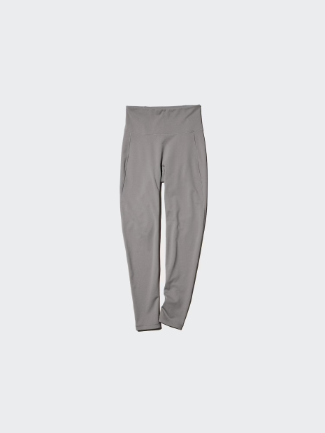 Женские леггинсы Uniqlo лосины с технологией HEATTECH 1159854902 (Серый L)
