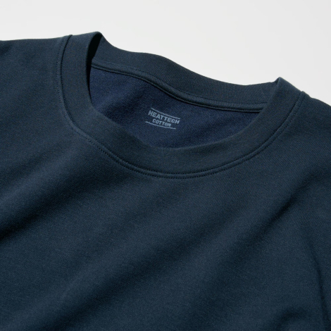 Мужской лонгслив UNIQLO с технологией HEATTECH 1159858533 (Синий 3XL)