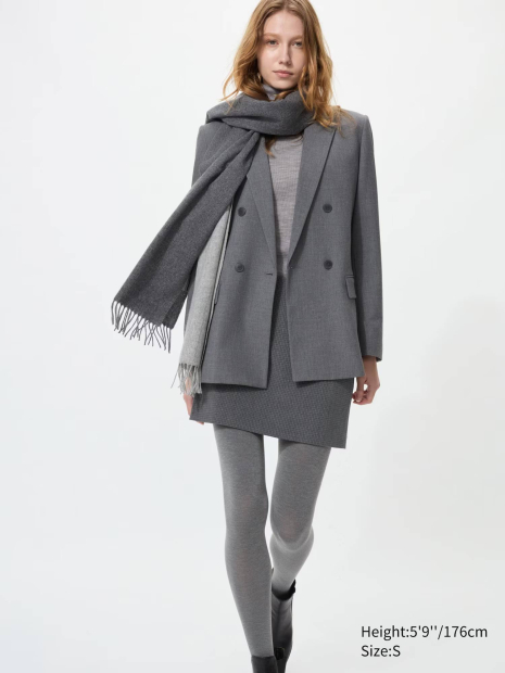 Жіночі термоколготки Heattech Uniqlo 1159859722 (Сірий M)