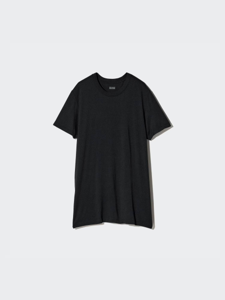 Чоловічі футболки UNIQLO з технологією HEATTECH 1159862166 (Чорний M)