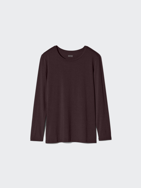 Жіночий термолонгслів Uniqlo HEATTECH 1159864356 (Коричневий XXL)