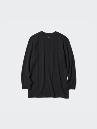 Мужской лонгслив UNIQLO с технологией HEATTECH 1159854885 (Черный L)