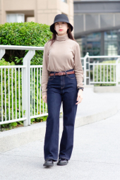 Флисовый лонгслив HEATTECH UNIQLO водолазка 1159858276 (Бежевый M)