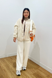 Флисовый лонгслив HEATTECH UNIQLO водолазка 1159858276 (Бежевый M)