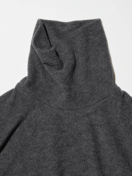 Флисовый лонгслив HEATTECH UNIQLO водолазка 1159858290 (Серый L)