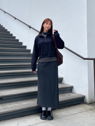 Флисовый лонгслив HEATTECH UNIQLO водолазка 1159858290 (Серый L)