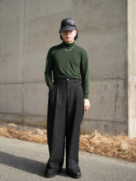 Водолазка UNIQLO HEATTECH Extra Warm из кашемировой смеси 1159864360 (Зеленый XXL)
