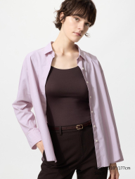 Женский лонгслив UNIQLO HEATTECH 1159864681 (Коричневый XL)