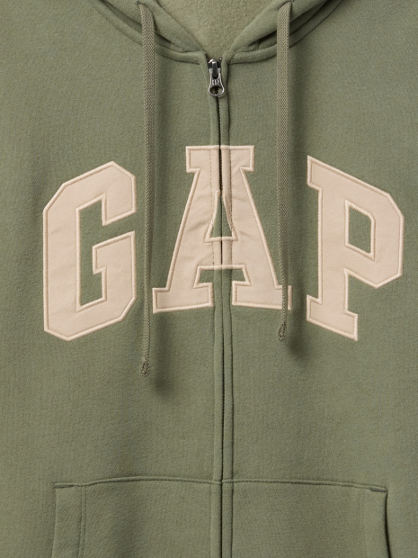 Толстовка на флисе GAP с логотипом 1159841050 (Зеленый M)