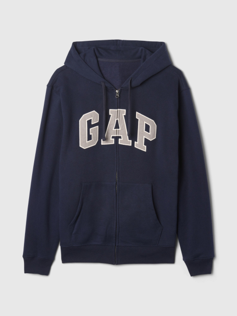 Толстовка на флисе GAP с логотипом 1159839396 (Синий XXL)