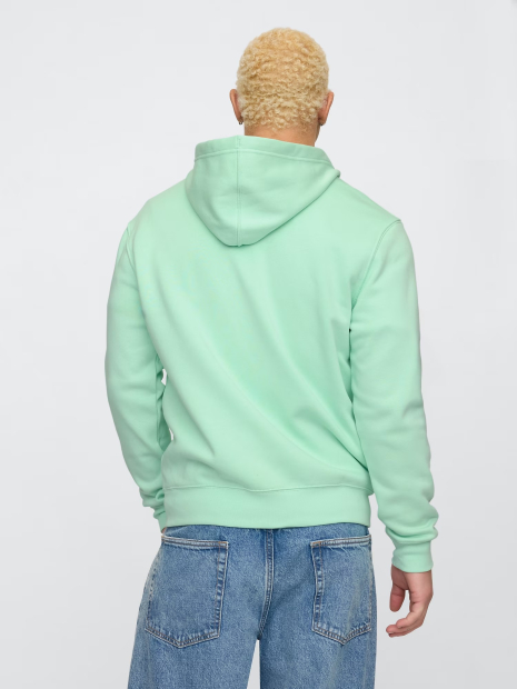 Толстовка на флисе GAP с логотипом 1159840886 (Зеленый XL)