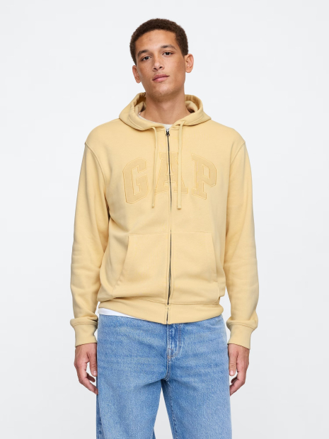 Толстовка на флисе GAP с логотипом 1159840889 (Желтый XL)