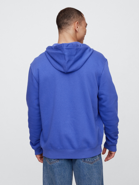 Толстовка на флисе GAP с логотипом 1159841667 (Синий XL)