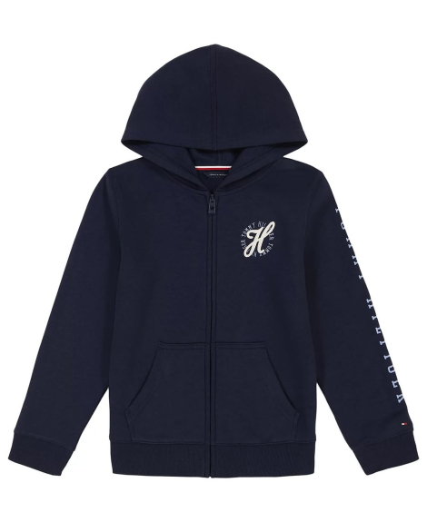 Детская толстовка Tommy Hilfiger на флисе 1159842058 (Синий S)
