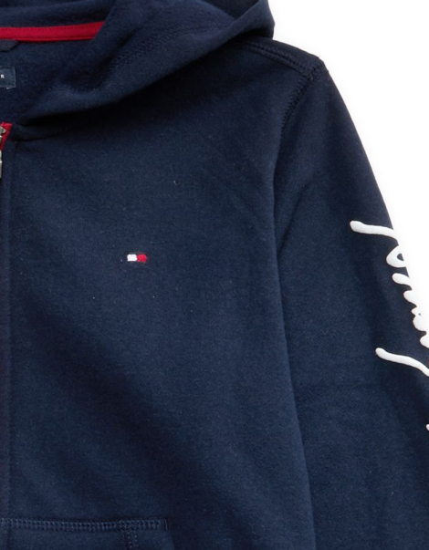 Детская толстовка на флисе Tommy Hilfiger с логотипом 1159843173 (Синий M)