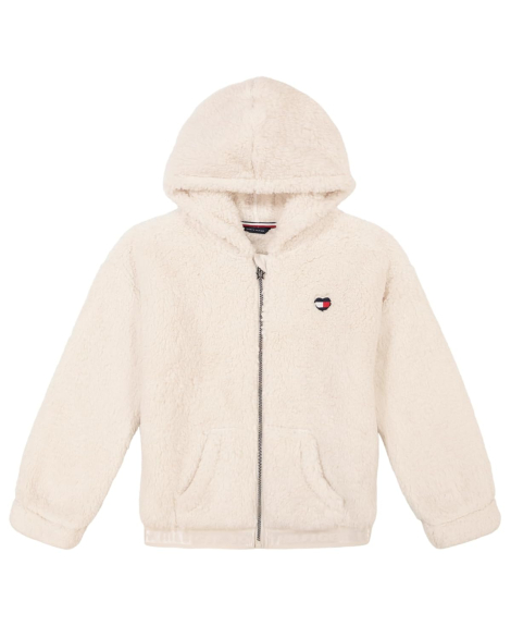 Детская меховая куртка Tommy Hilfiger толстовка 1159847848 (Молочный L)
