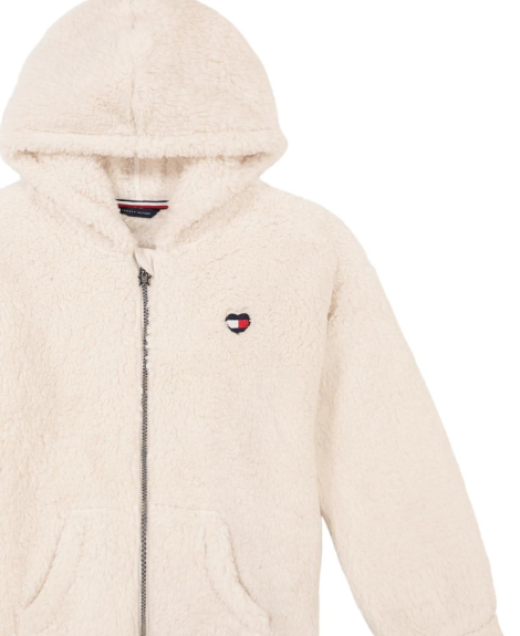 Детская меховая куртка Tommy Hilfiger толстовка 1159847848 (Молочный L)