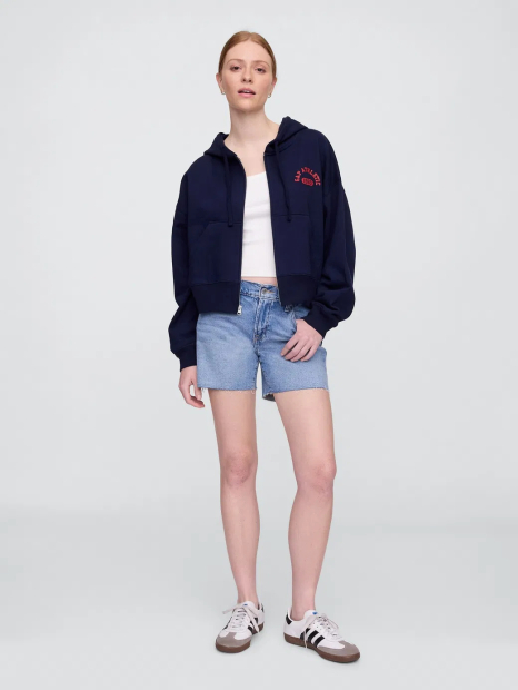 Женская толстовка GAP с капюшоном 1159848027 (Синий L)