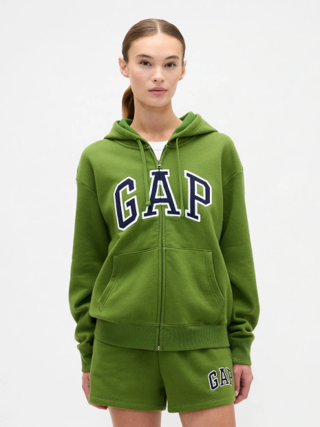 Женская толстовка GAP на флисе 1159848059 (Зеленый L)