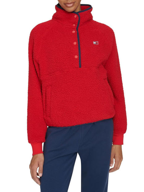 Женская толстовка Tommy Hilfiger из шерпы 1159848309 (Красный XL)