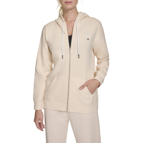 Женская толстовка с капюшоном Tommy Hilfiger на молнии 1159849366 (Бежевый XL)
