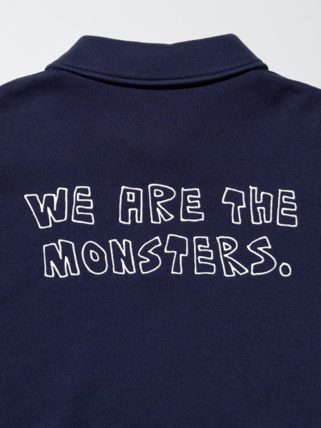 Толстовка UNIQLO POP MART UT Graphic на полумолнии 1159850480 (Синий M)