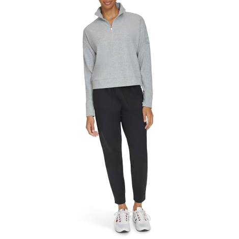 Женская толстовка Tommy Hilfiger с полумолнией 1159854068 (Серый XL)