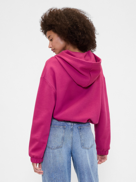 Толстовка жіноча оверсайз на флісі GAP 1159856353 (Рожевий M)