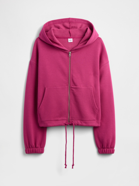 Толстовка жіноча оверсайз на флісі GAP 1159856353 (Рожевий M)