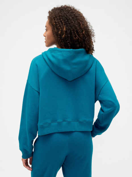 Толстовка жіноча укорочені GAP з капюшоном 1159856358 (Бірюзовий M)