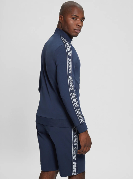 Толстовка чоловіча GUESS на блискавці 1159857277 (Синій S)