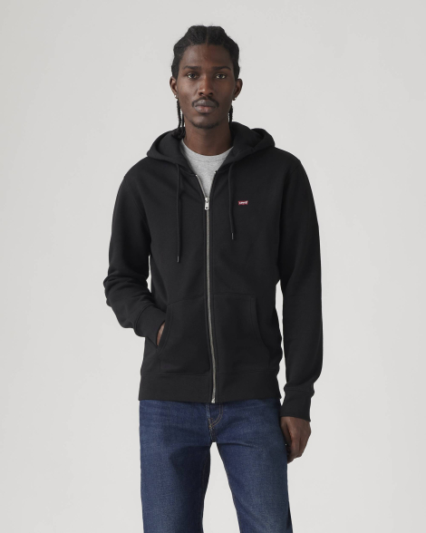 Мужская толстовка на молнии Levi's 1159857315 (Черный S)
