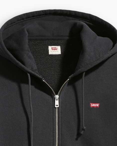 Мужская толстовка на молнии Levi's 1159857315 (Черный S)