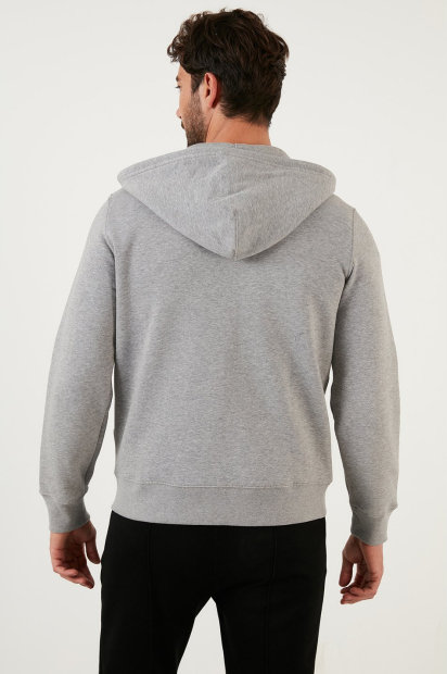 Мужская толстовка Levi's на флисе 1159857538 (Серый XL)