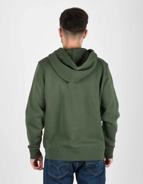 Мужская толстовка Levi's на флисе 1159857747 (Зеленый XXL)