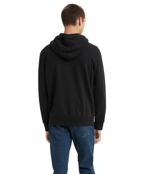Мужская толстовка на молнии Levi's на флисе 1159858229 (Черный L)