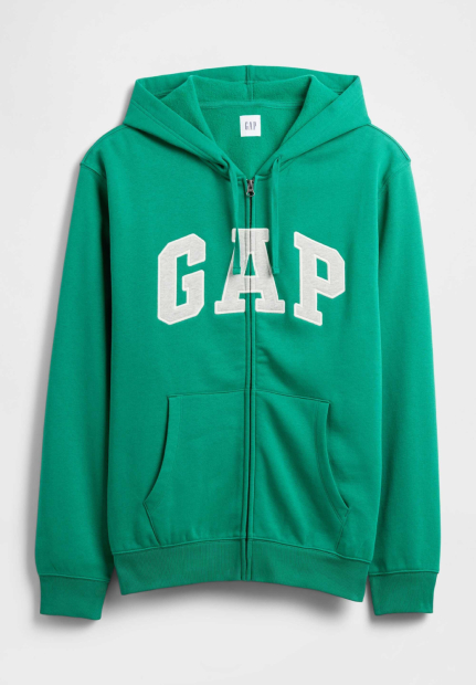 Толстовка на флісі GAP з логотипом 1159860856 (Зелений M)