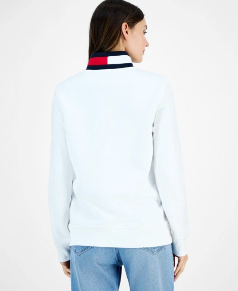 Толстовка жіноча Tommy Hilfiger на флісі 1159861407 (Білий L)