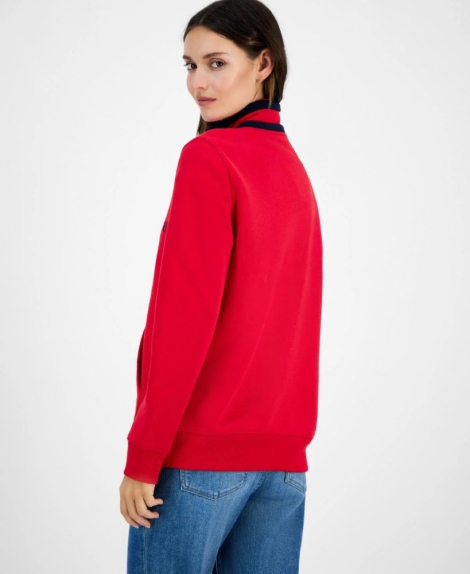 Толстовка жіноча Tommy Hilfiger на флісі 1159861412 (Червоний L)