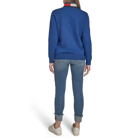 Толстовка жіноча Tommy Hilfiger на флісі 1159861448 (Синій M)